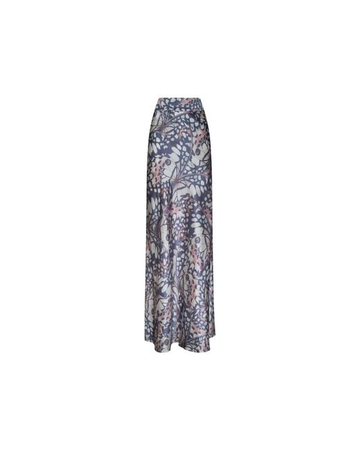 L'Agence Natural Ryker Silk Maxi Skirt