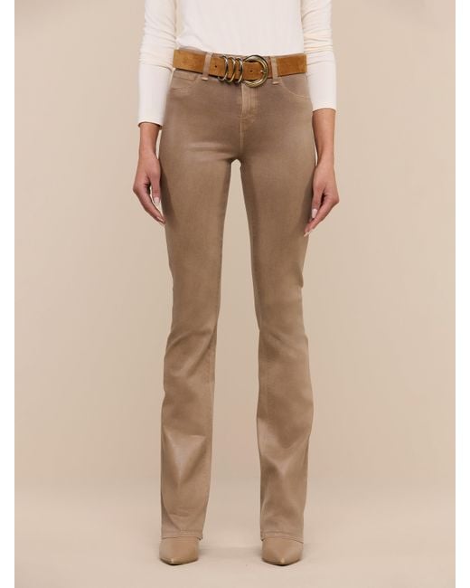 L'Agence Natural Selma Coated Bootcut Jean