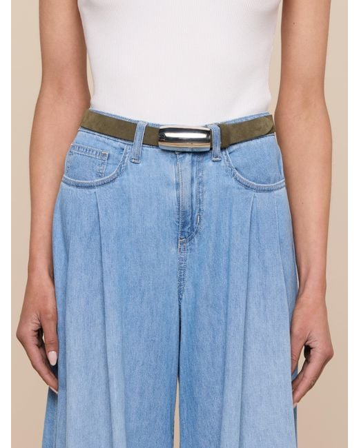 L'Agence Natural Marlowe Suede Belt