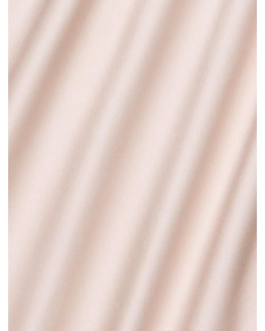 L'Agence Natural Akiya Satin Maxi Dress
