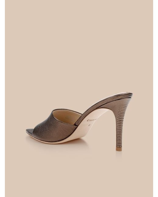 L'Agence Multicolor Lolita Leather Open-Toe Mule
