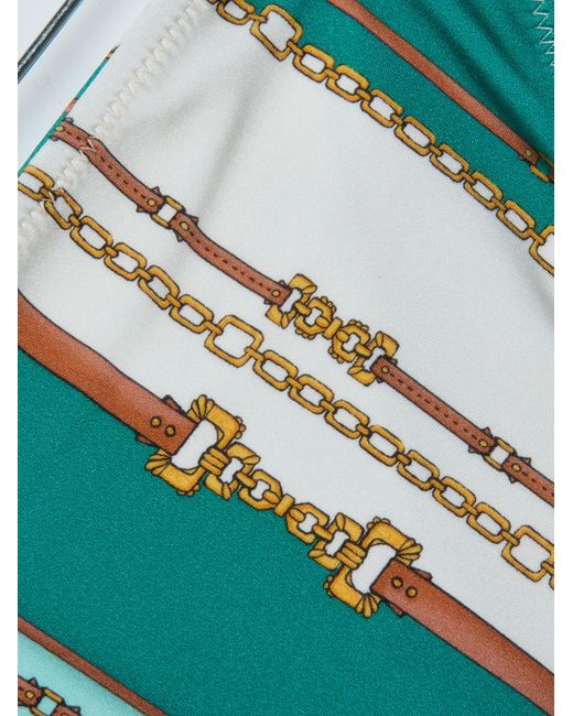 L'Agence Multicolor Annabelle Triangle Bikini Top