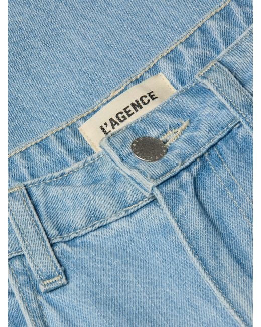 L'Agence Blue Mallis Bow-Leg Jean