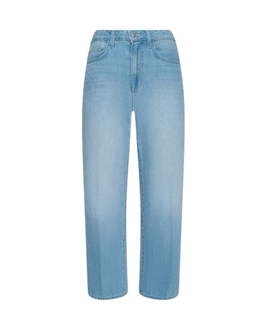 L'Agence Blue Mallis Bow-Leg Jean