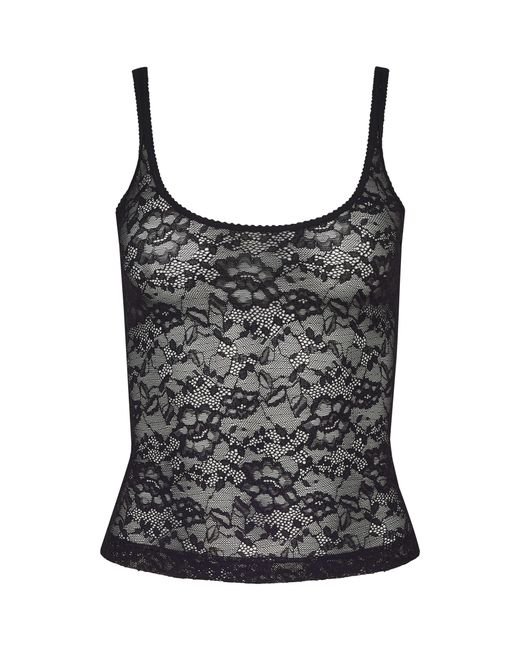 Débardeur En Dentelle Vinka, Noir L'Agence en coloris Black