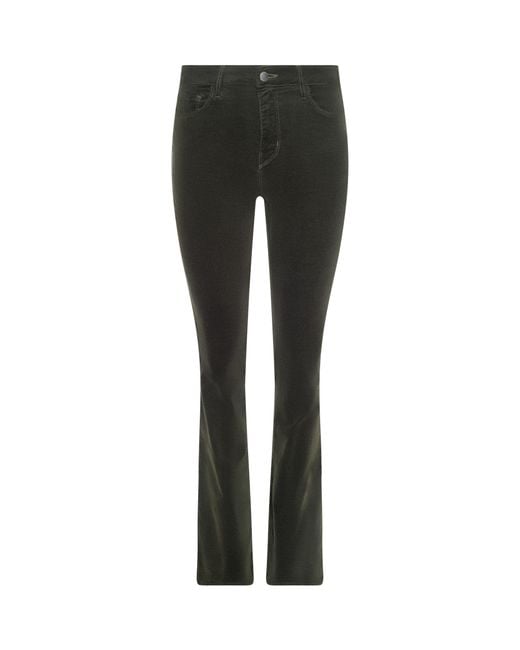 Jean En Velours Stevie, Foncé L'Agence en coloris Green