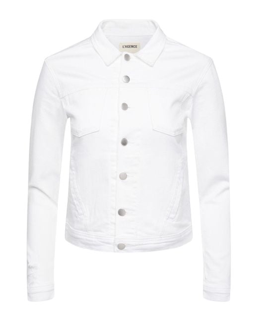 L'Agence White Celine Jacket