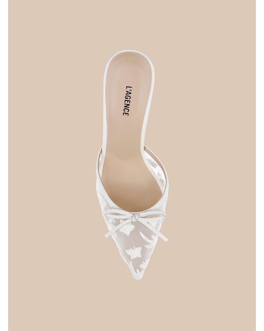 L'Agence White Prasad Mesh Mule