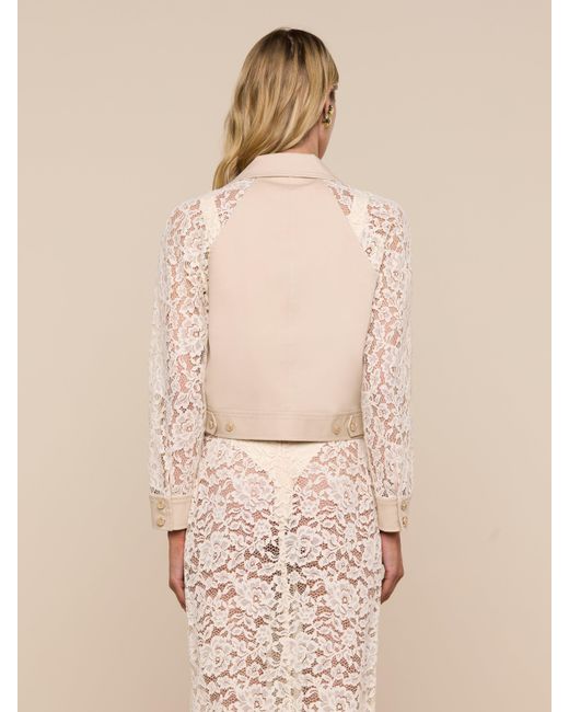 L'Agence Natural Novelle Lace Trench