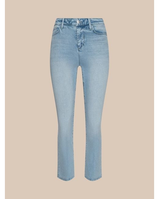 L'Agence Natural Tati Cropped Micro Boot Jean