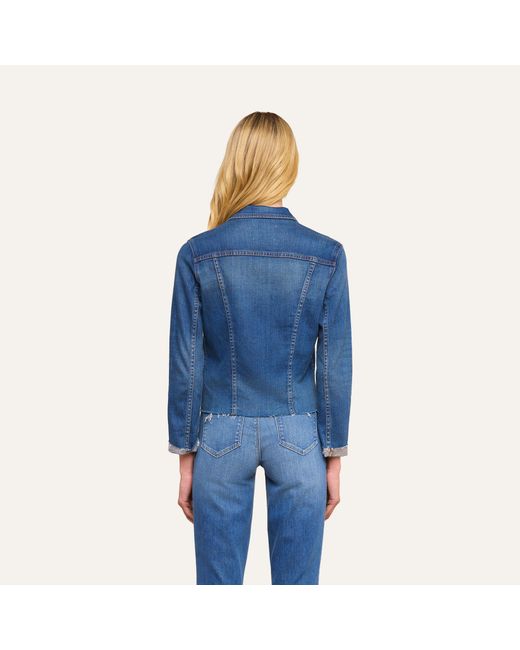 L'Agence Blue Janelle Denim Jacket
