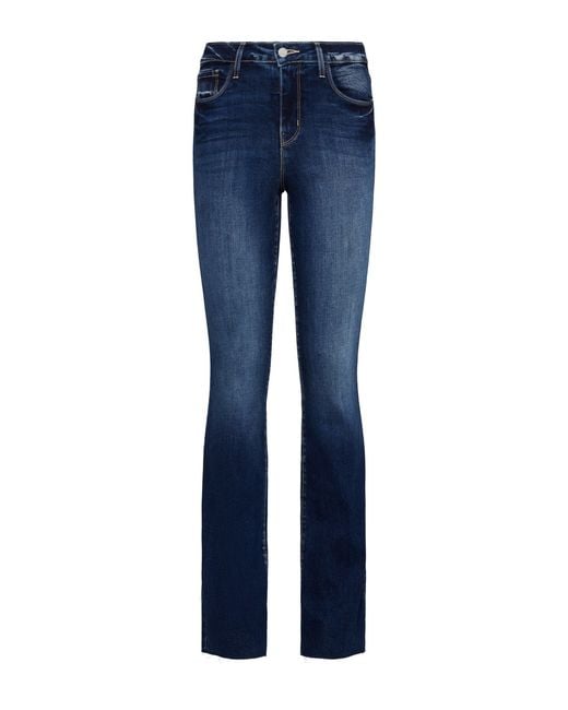 L'Agence Blue Ruth Straight-leg Jean