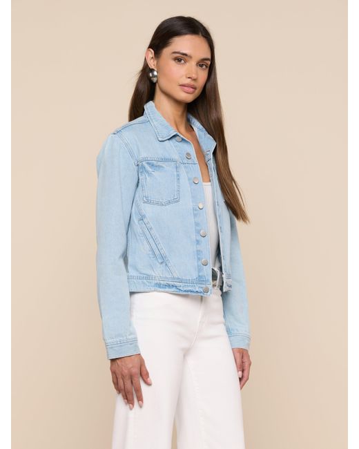 L'Agence Blue Celine Jean Jacket