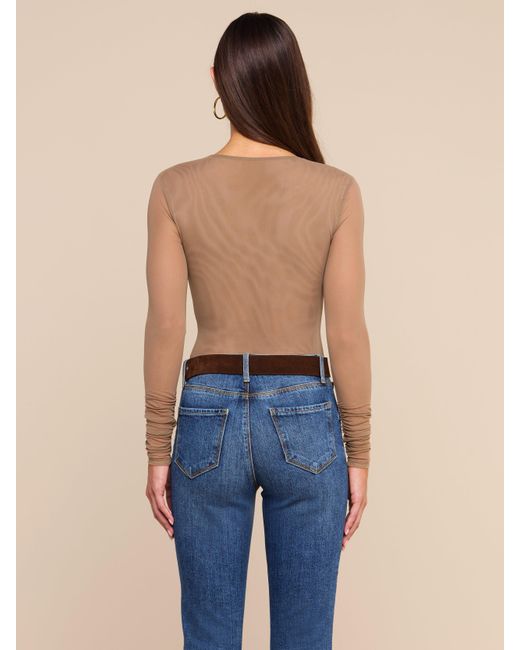 L'Agence Natural Thalassa High-Leg Bodysuit