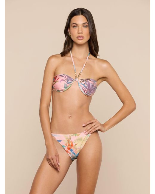 L'Agence Natural String Bikini Bottom