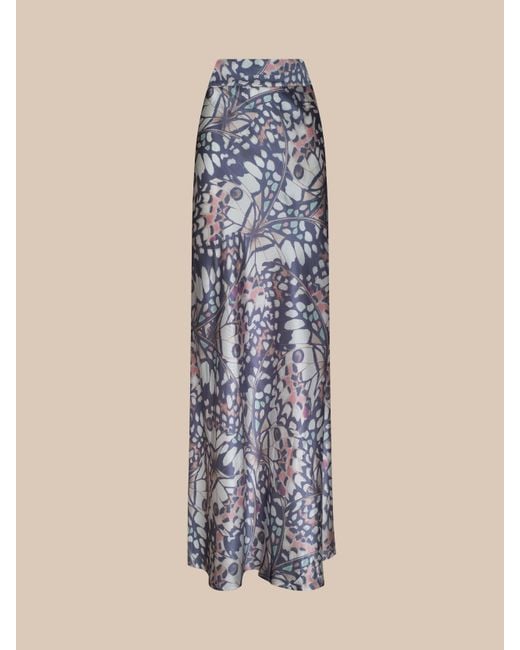 L'Agence Natural Ryker Silk Maxi Skirt