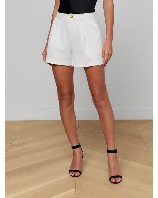 L'Agence White Saige Short