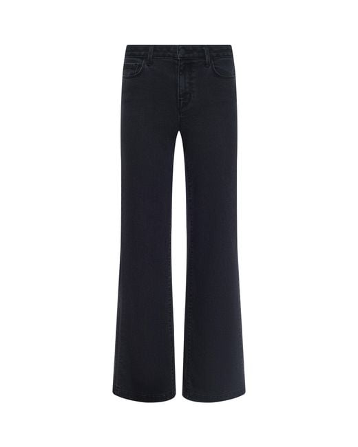L'Agence White Scottie Wide-Leg Jean