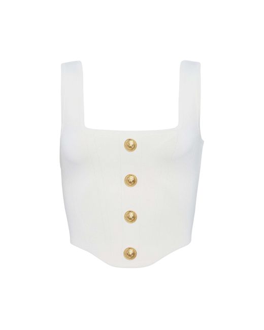 Top Saga Ivoire/Doré L'Agence en coloris White