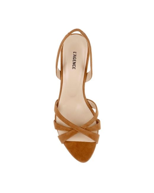 L'Agence Multicolor Colwill Slingback Sandal