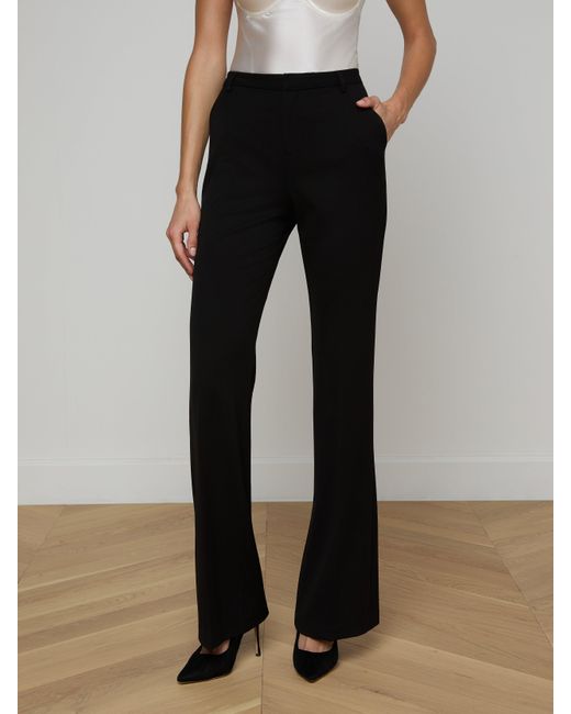 L'Agence White Frances Bootcut Trouser