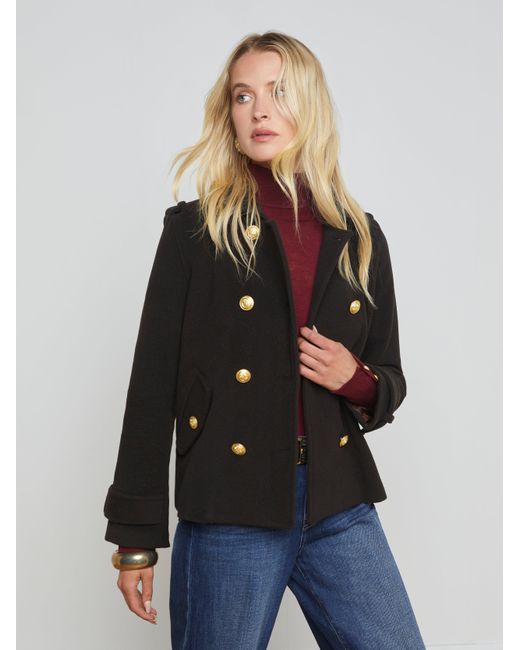 L'Agence Black Franco Coat