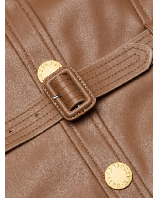 L'Agence Multicolor Ronin Vegan Leather Dress