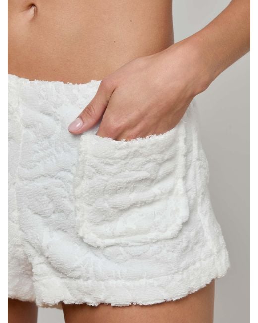L'Agence Blue Amiya Cover-Up Short