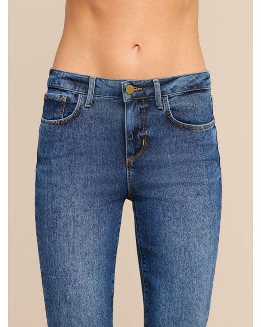 L'Agence Blue Celestia Slim-Leg Jean