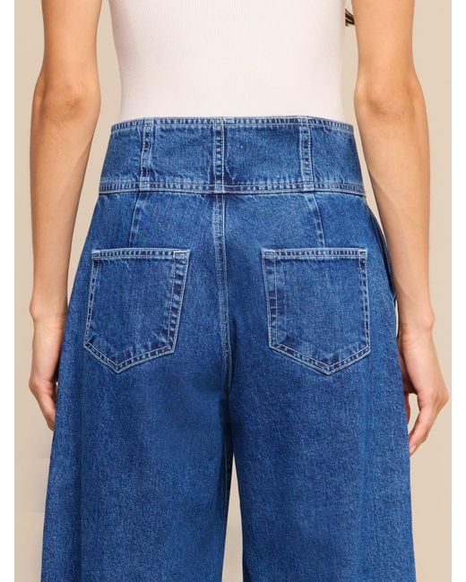 L'Agence Blue Sonja Corset Jean