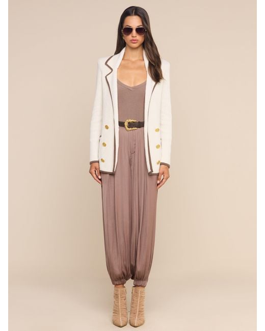L'Agence Natural Ranch Knit Blazer