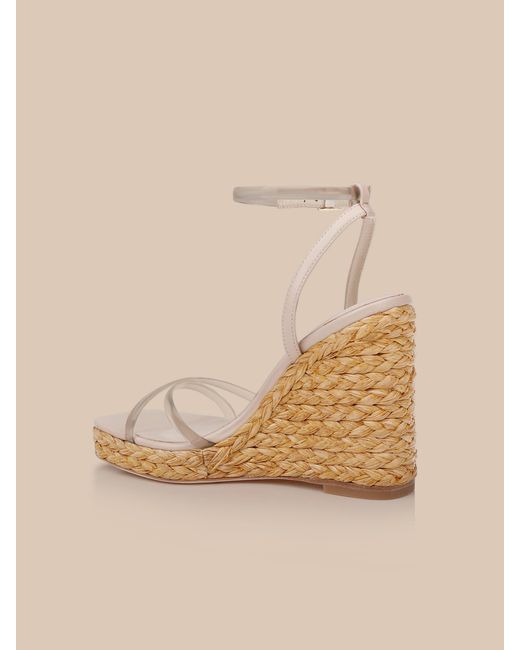L'Agence White Malone Wedge Espadrille