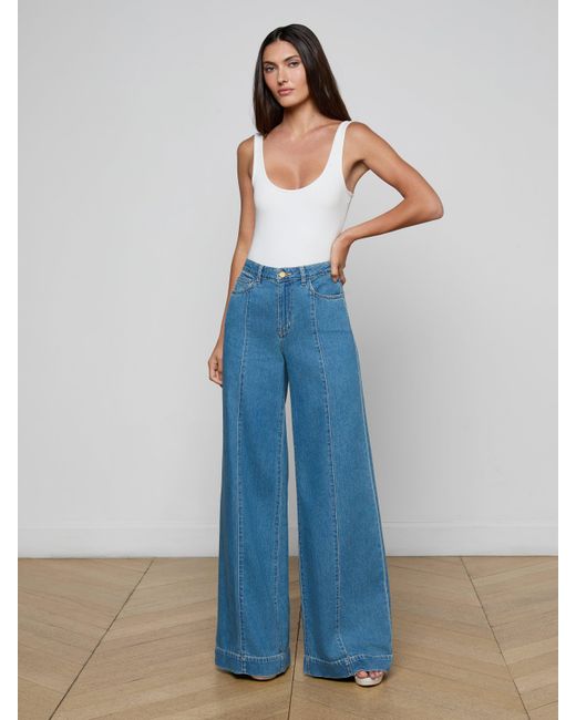 Jean Large Sandy L'Agence en coloris Blue