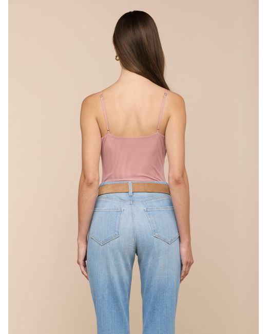L'Agence Blue 'Agence Gelina Mesh Bodysuit