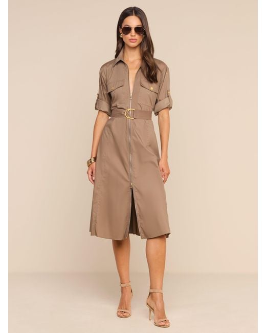 L'Agence Natural Callen Shirt Dress