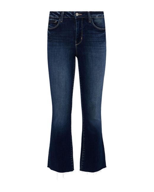 Jean Évasé Court Taille Haute Kendra En Columbia L'Agence en coloris Blue