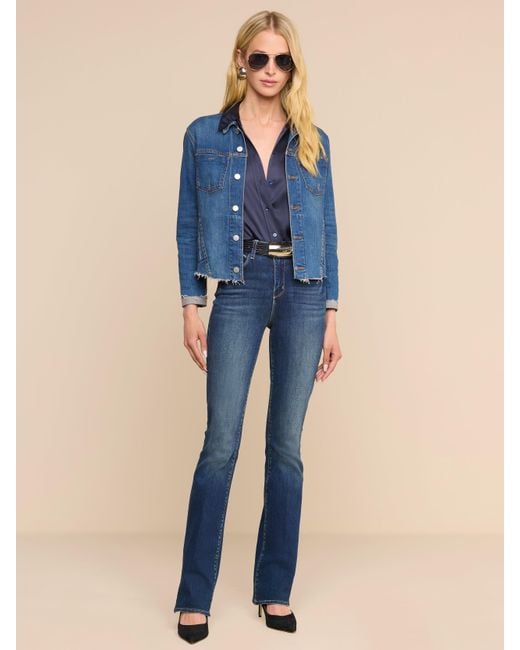 L'Agence Blue Janelle Denim Jacket
