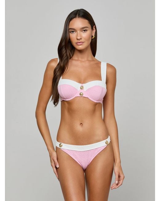L'Agence Multicolor Jean Bikini Bottom