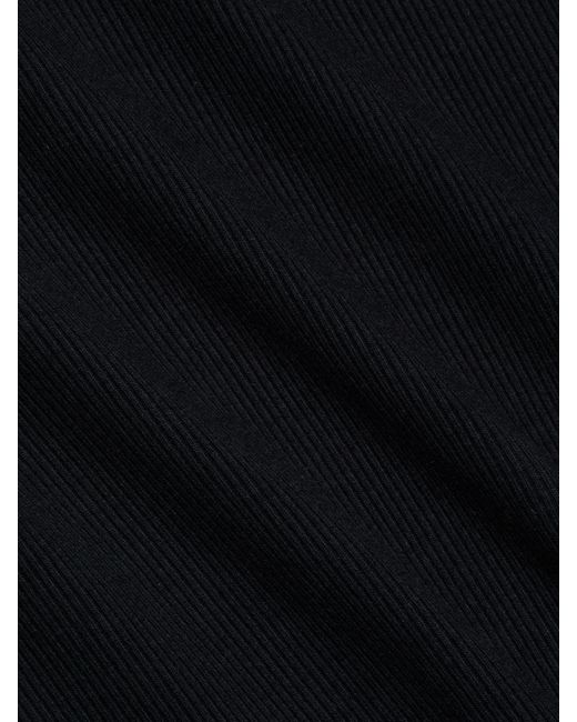 L'Agence Black Brynlee Scoopneck T-Shirt