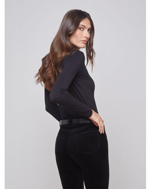 L'Agence Blue Lani Turtleneck
