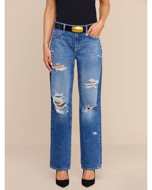 L'Agence Blue Zelda Slouchy Straight Jean