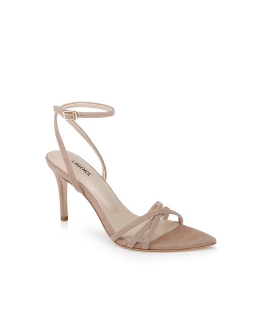 L'Agence Multicolor Dua Suede Sandal