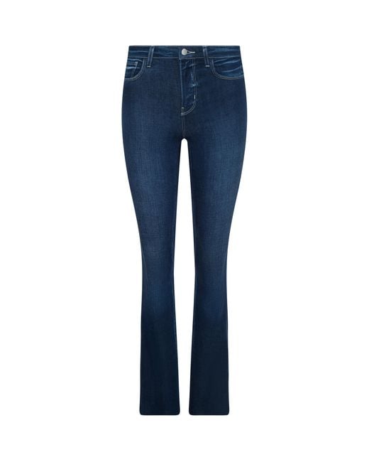 L'Agence Blue Ruth Straight-Leg Jean