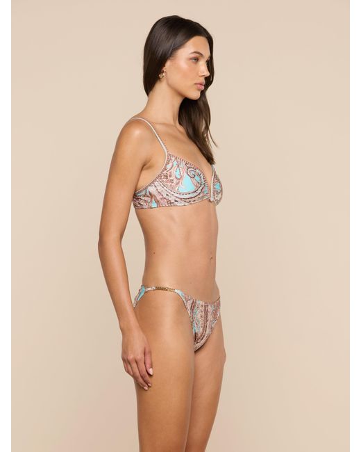 L'Agence Natural Alisha Bikini Top