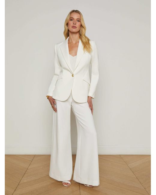 L'Agence White Chamberlain Blazer