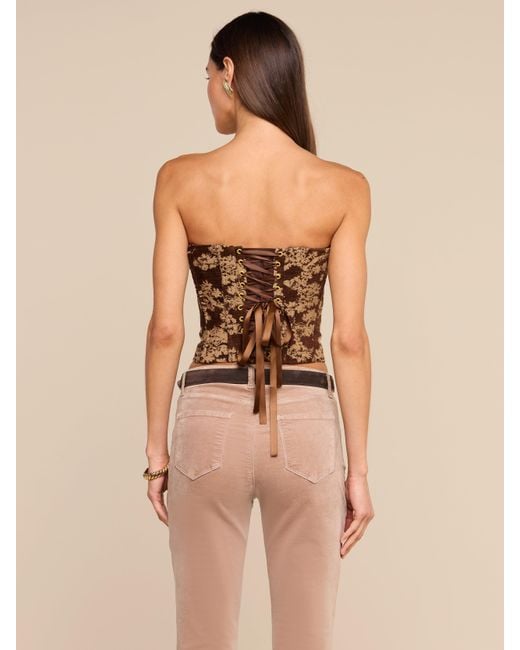 L'Agence Natural Paulette Corset Top