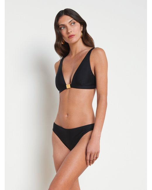 L'Agence White Nicole Bikini Bottom
