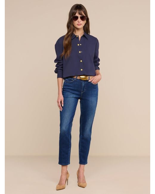 L'Agence Blue Cosette Shirt