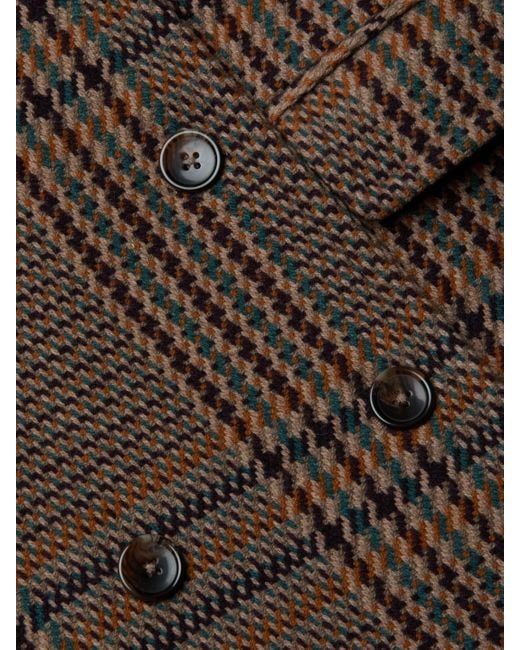 Manteau Long À Carreaux Kolina, Motif À Carreaux Marron L'Agence en coloris Brown