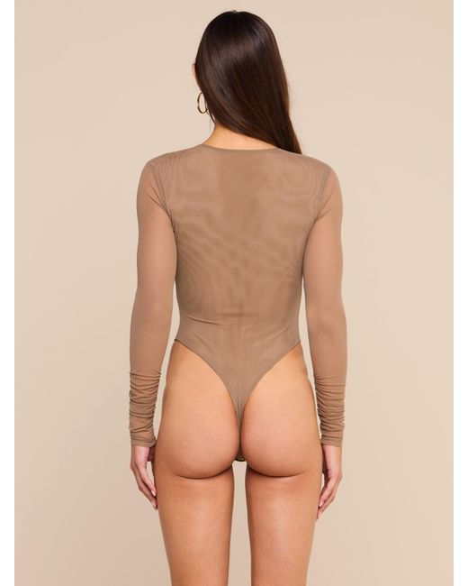 L'Agence Natural Thalassa High-Leg Bodysuit
